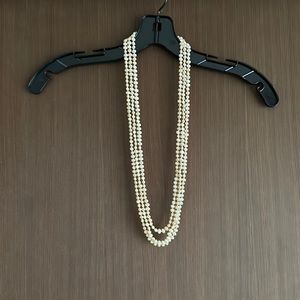 Triple Strand Pearl Necklace